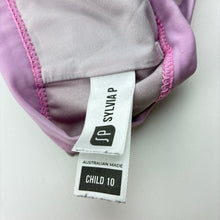 Load image into Gallery viewer, Girls SYLVIA P, dance / gymnastics crop top, GUC, size 10,
