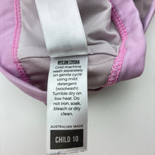 Load image into Gallery viewer, Girls SYLVIA P, dance / gymnastics crop top, GUC, size 10,