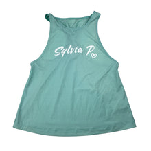 Load image into Gallery viewer, Girls SYLVIA P, dance singlet / tank top, light mark, FUC, size 8,