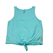 Load image into Gallery viewer, Girls H&amp;M, organic cotton blend twist-front top, GUC, size 11-12,