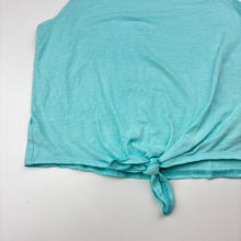 Load image into Gallery viewer, Girls H&amp;M, organic cotton blend twist-front top, GUC, size 11-12,