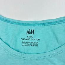 Load image into Gallery viewer, Girls H&amp;M, organic cotton blend twist-front top, GUC, size 11-12,