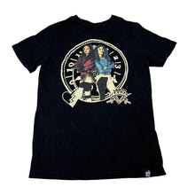 Load image into Gallery viewer, Girls Disney, Descendants black cotton t-shirt / top, EUC, size 8,