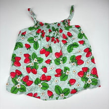 Load image into Gallery viewer, Girls Peter Alexander, lightweight cotton pyjama top &amp; shorts, strawberries, GUC, size 8,