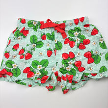 Load image into Gallery viewer, Girls Peter Alexander, lightweight cotton pyjama top &amp; shorts, strawberries, GUC, size 8,
