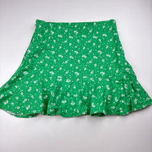 Load image into Gallery viewer, Girls Seed, floral linen / viscose skirt, w 30 5cm across, GUC, size 8,