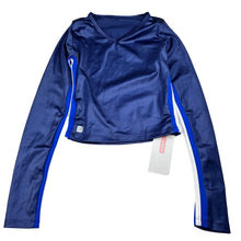 Load image into Gallery viewer, Girls SYLVIA P, cropped long sleeve gymnastics / dance top, size adult xs, NEW, size 14,