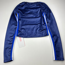 Load image into Gallery viewer, Girls SYLVIA P, cropped long sleeve gymnastics / dance top, size adult xs, NEW, size 14,