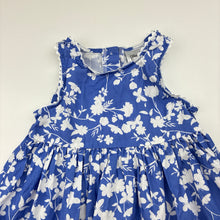 Load image into Gallery viewer, Girls Ollie's Place, lightweight floral cotton summer dress, EUC, size 1, L: 44cm