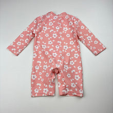 Load image into Gallery viewer, Girls Bilbi, floral long sleeve swim one-piece / rashie suit, EUC, size 000,