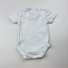 Load image into Gallery viewer, Unisex Anko, white cotton bodysuit / romper, EUC, size 0000,