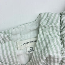 Load image into Gallery viewer, Girls David Jones, embroidered cotton romper, EUC, size 00,