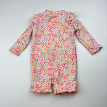 Load image into Gallery viewer, Girls Dymples, floral swim one-piece / rashie suit, EUC, size 000,