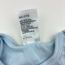 Load image into Gallery viewer, Unisex Anko, blue cotton bodysuit / romper, GUC, size 0000,