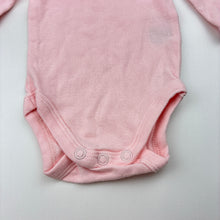Load image into Gallery viewer, Girls Marquise, pink cotton bodysuit / romper, EUC, size 0000,