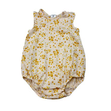 Load image into Gallery viewer, Girls Target, floral organic cotton blend romper, EUC, size 1,