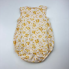Load image into Gallery viewer, Girls Target, floral organic cotton blend romper, EUC, size 1,