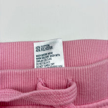 Load image into Gallery viewer, Girls Anko, pink fleece lined track pants, elasticated, EUC, size 00,