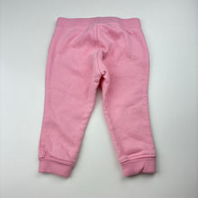 Load image into Gallery viewer, Girls Anko, pink fleece lined track pants, elasticated, EUC, size 00,