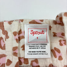 Load image into Gallery viewer, Girls Sprout, cotton / linen summer romper, EUC, size 1,