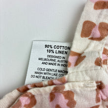 Load image into Gallery viewer, Girls Sprout, cotton / linen summer romper, EUC, size 1,