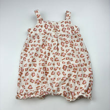 Load image into Gallery viewer, Girls Sprout, cotton / linen summer romper, EUC, size 1,