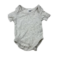 Load image into Gallery viewer, Unisex Anko, grey cotton bodysuit / romper, EUC, size 0000,
