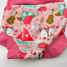 Load image into Gallery viewer, Girls Splash About, Happy Nappy neoprene swim shorts, EUC, size 0,