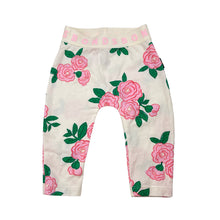 Load image into Gallery viewer, Girls Bonds, floral stretchy leggings / bottoms, EUC, size 000,