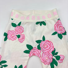 Load image into Gallery viewer, Girls Bonds, floral stretchy leggings / bottoms, EUC, size 000,