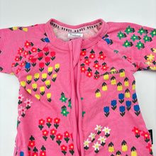 Load image into Gallery viewer, Girls Bonds, floral zip Wondersuit / zippy / romper, EUC, size 0000,