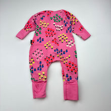 Load image into Gallery viewer, Girls Bonds, floral zip Wondersuit / zippy / romper, EUC, size 0000,
