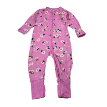 Load image into Gallery viewer, Girls Bonds, floral zip Wondersuit / zippy / romper, FUC, size 00,