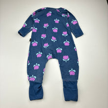 Load image into Gallery viewer, Girls Bonds, zip Wondersuit / zippy / romper, wash fade, FUC, size 00,