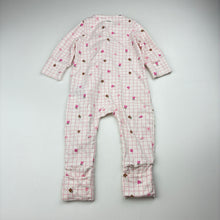 Load image into Gallery viewer, Girls Cotton On, soft feel stretchy zip romper, EUC, size 00,