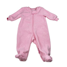 Load image into Gallery viewer, Girls Anko, soft fleece zip coverall / romper, rabbits, EUC, size 000,