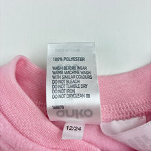 Load image into Gallery viewer, Girls Anko, soft fleece zip coverall / romper, rabbits, EUC, size 000,