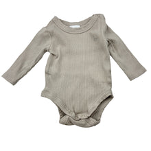 Load image into Gallery viewer, Unisex Bilbi, ribbed stretchy bodysuit / romper, GUC, size 000,