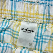 Load image into Gallery viewer, Boys Target, lightweight cotton shorts, elasticated, GUC, size 2,