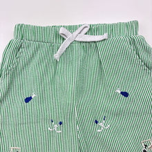 Load image into Gallery viewer, Boys embroidered, lightweight shorts, elasticated, GUC, size 2-3,