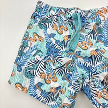 Load image into Gallery viewer, Boys 4 Baby, lightweight cotton shorts, elasticated, snakes, GUC, size 00,