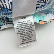Load image into Gallery viewer, Boys 4 Baby, lightweight cotton shorts, elasticated, snakes, GUC, size 00,