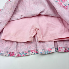 Load image into Gallery viewer, Girls Anko, floral cotton skirt, built in shorts, elasticated, FUC, size 4,