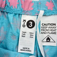 Load image into Gallery viewer, Girls KID, cotton pyjama shorts, FUC, size 3,