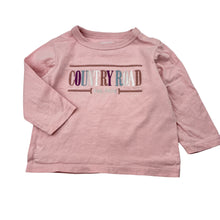 Load image into Gallery viewer, Girls Country Road, embroidered heritage cotton long sleeve top, FUC, size 00,