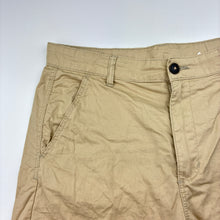 Load image into Gallery viewer, Boys H&amp;M, lightweight cotton chino shorts, adjustable, EUC, size 13,