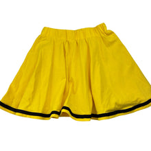 Load image into Gallery viewer, Girls yellow, stretch cotton skirt, elasticated, EUC, size 7,