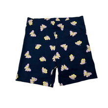 Load image into Gallery viewer, Girls Anko, navy stretchy bike shorts, butterflies, EUC, size 6,
