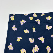 Load image into Gallery viewer, Girls Anko, navy stretchy bike shorts, butterflies, EUC, size 6,