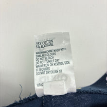 Load image into Gallery viewer, Girls Anko, navy stretchy bike shorts, butterflies, EUC, size 6,